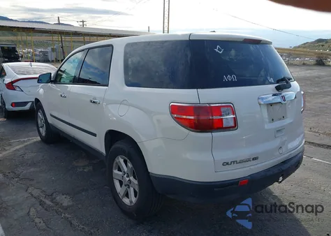 2009 Saturn Outlook Xe из США, поврежденный, VIN 5GZER13D09J122055